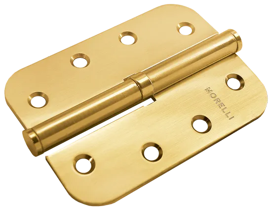 Петля карточная разъемная MSND-C 100X70X2.5 SG R с подшипником стальная левая, врезная, цвет матовое золото фото купить Нижний Новгород