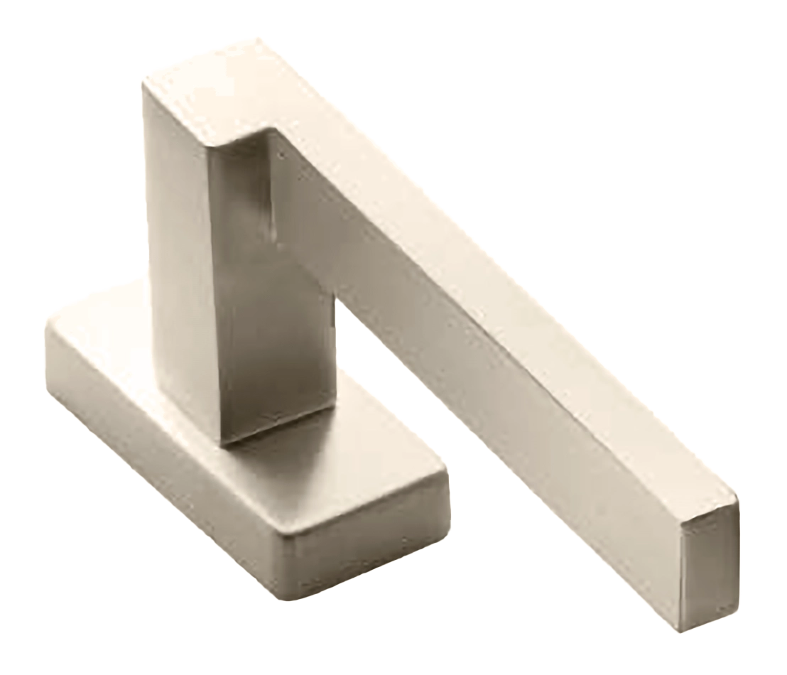 Ручка оконная STONE W1 NIS, цвет - матовый никель фото купить Нижний Новгород