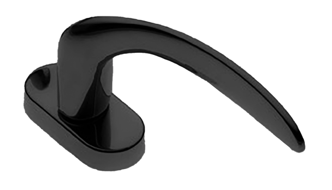 Ручка оконная COBRA W1 NERO, цвет - черный фото купить Нижний Новгород