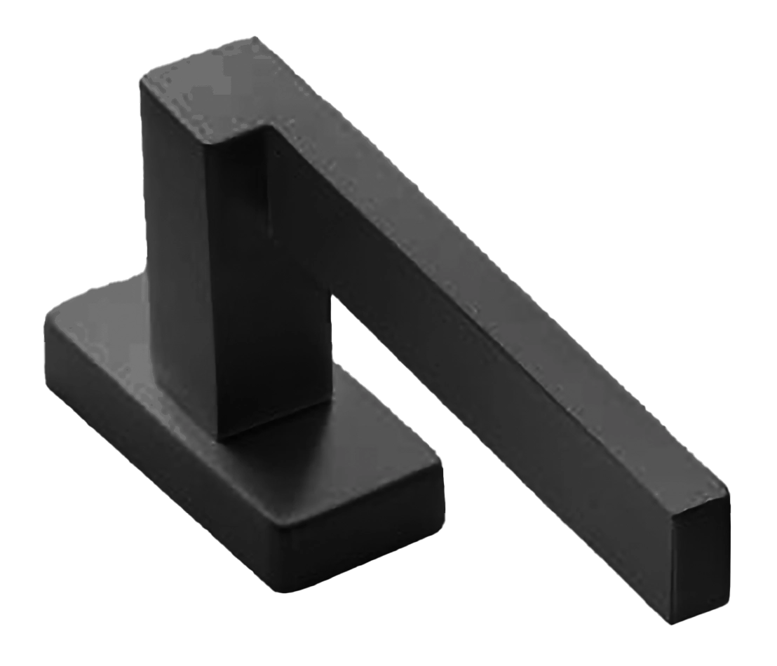 Ручка оконная STONE W1 NERO, цвет - черный фото купить в Нижнем Новгороде
