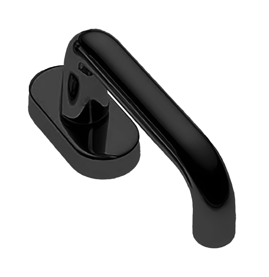 Ручка оконная IRIS W1 NERO, цвет - черный фото купить Нижний Новгород
