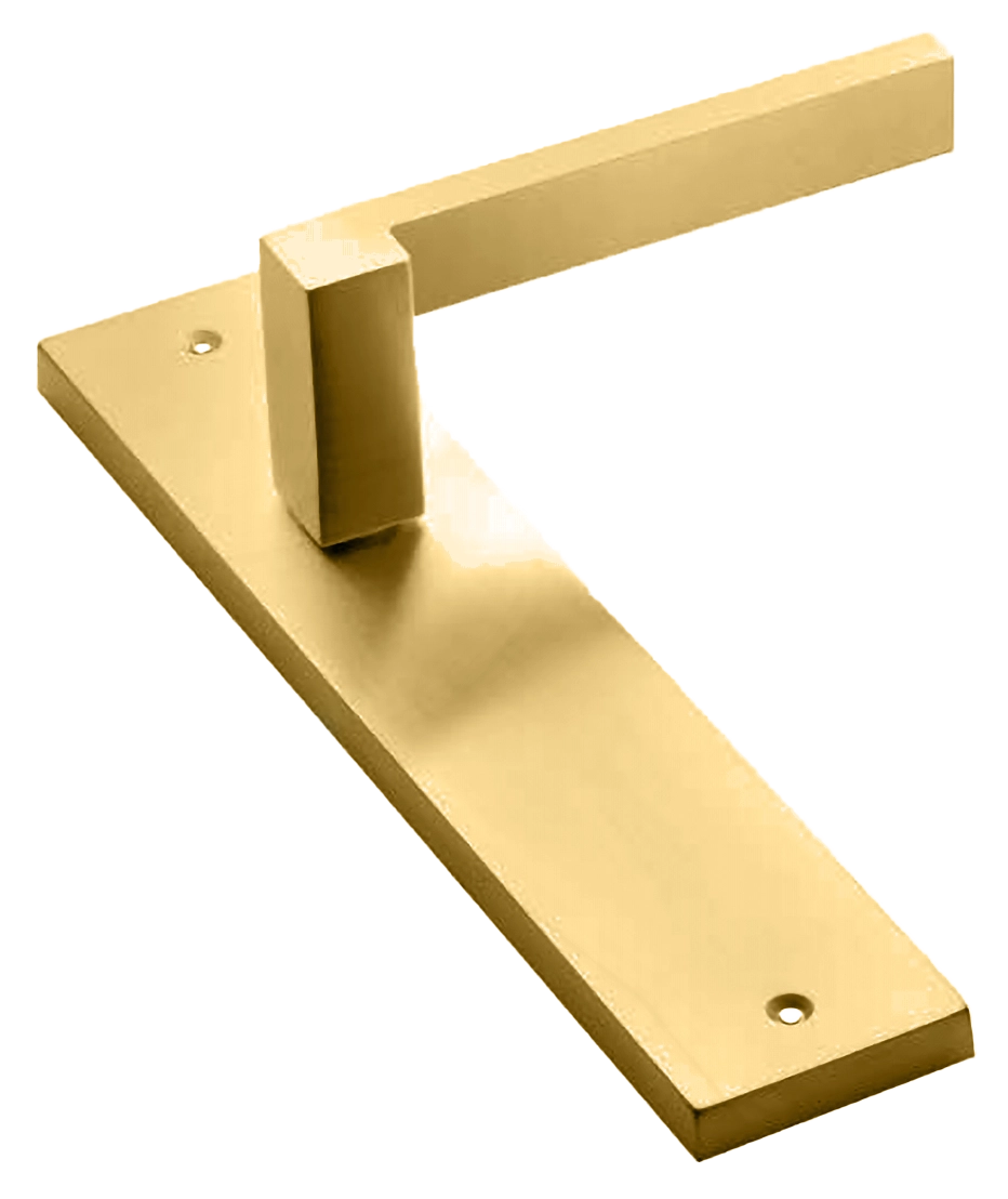 STONE PL OSA, ручка на планке, цвет - матовое золото фото купить в Нижнем Новгороде