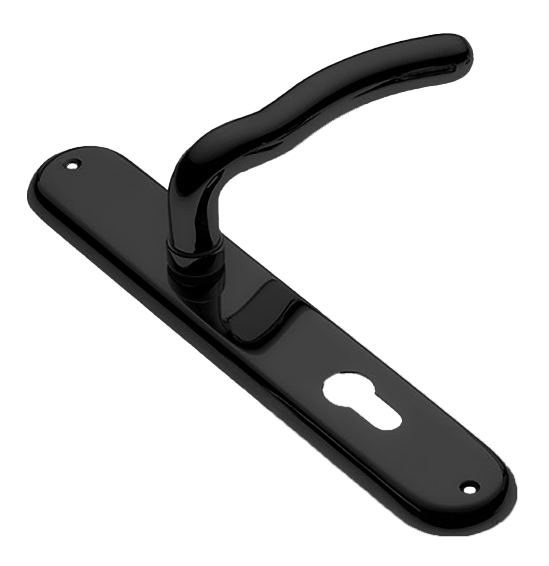 SNAKE PL NERO, ручка на планке, цвет - черный фото купить в Нижнем Новгороде