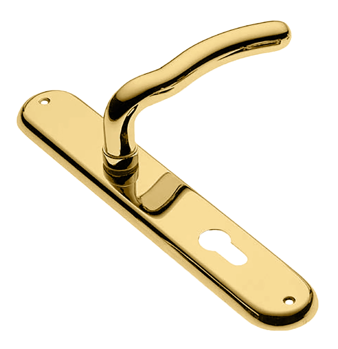 SNAKE PL OTL, ручка на планке, цвет - золото фото купить в Нижнем Новгороде