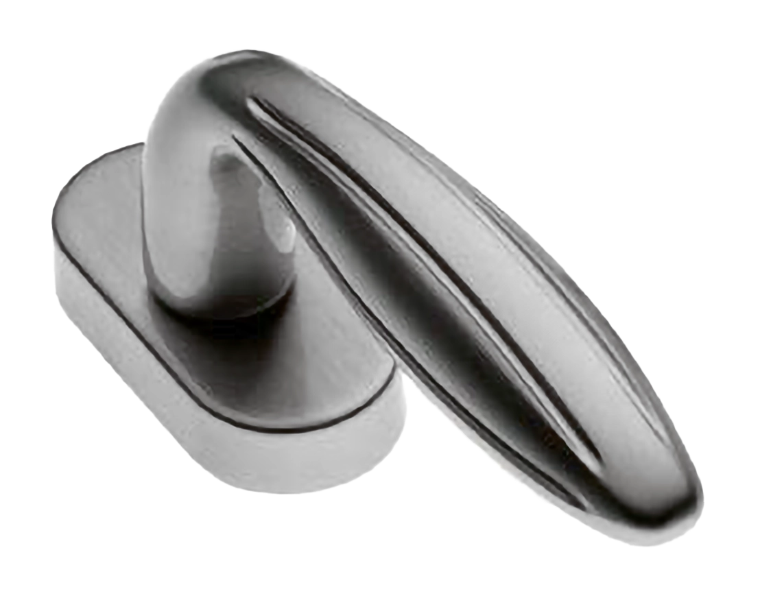 Ручка оконная BUD W1 CSA, цвет - матовый хром фото купить в Нижнем Новгороде