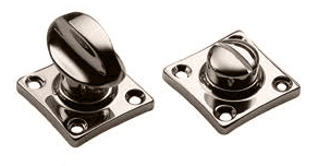 Завертка сантехническая LUX-WC-RIVA NIK на квадратной розетке цвет никель, ЦАМ фото купить в Нижнем Новгороде