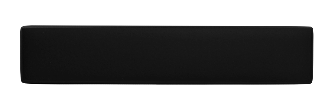 Ручка дверная SHUTTLE NERO-ST цвет черный soft-touch, ЦАМ фото купить в Нижнем Новгороде