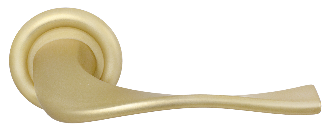 Ручка дверная SKYSCRAPER R7 AH на круглой розетке, цвет Осенний мёд/Autumn Honey фото купить Нижний Новгород