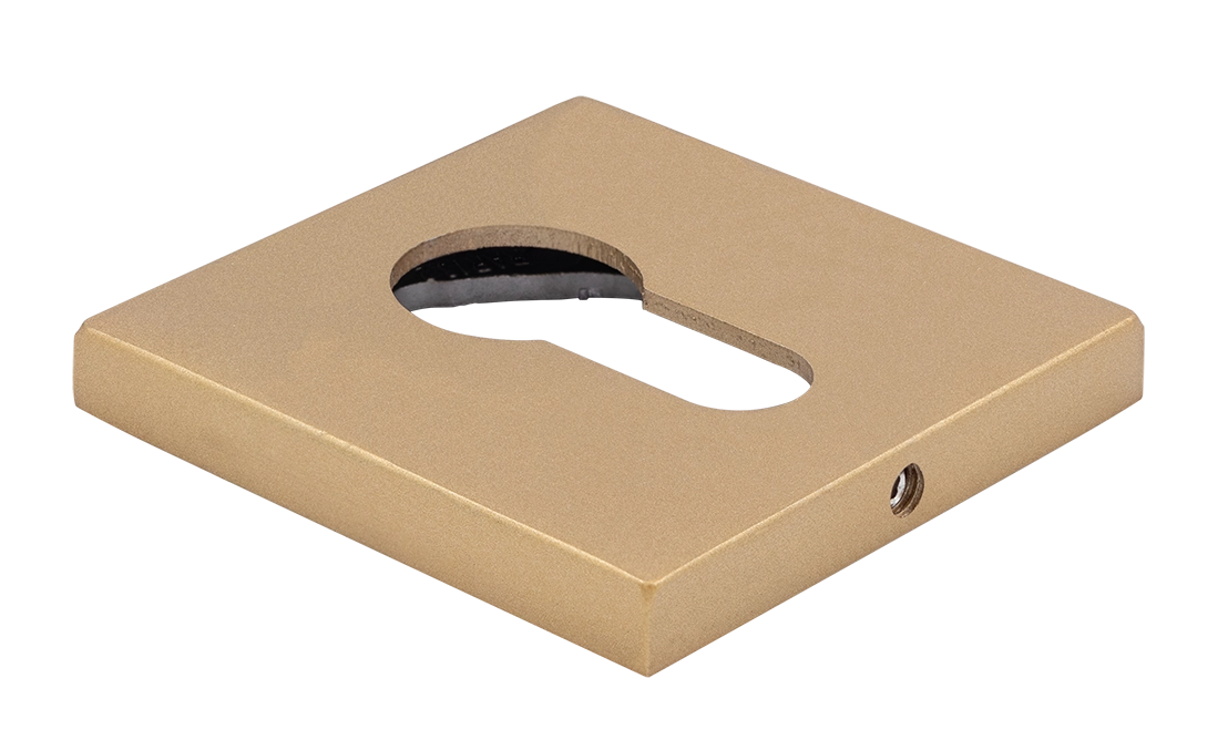 Накладка на замок MH-KH-S6 FTG под евроцилиндр, цвет матовое итальянское золото фото купить Нижний Новгород