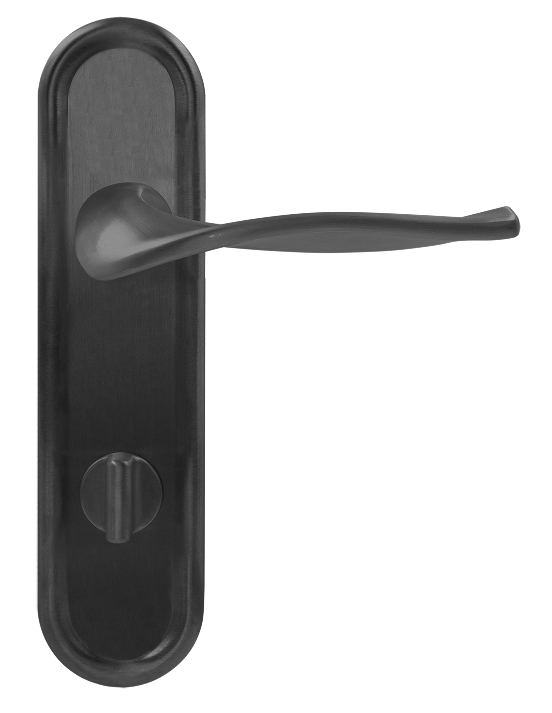 Ручка дверная SKYSCRAPER PLR WC SST на планке под сантехническую завертку, цвет Летняя гроза/Summer Storm фото купить в Нижнем Новгороде