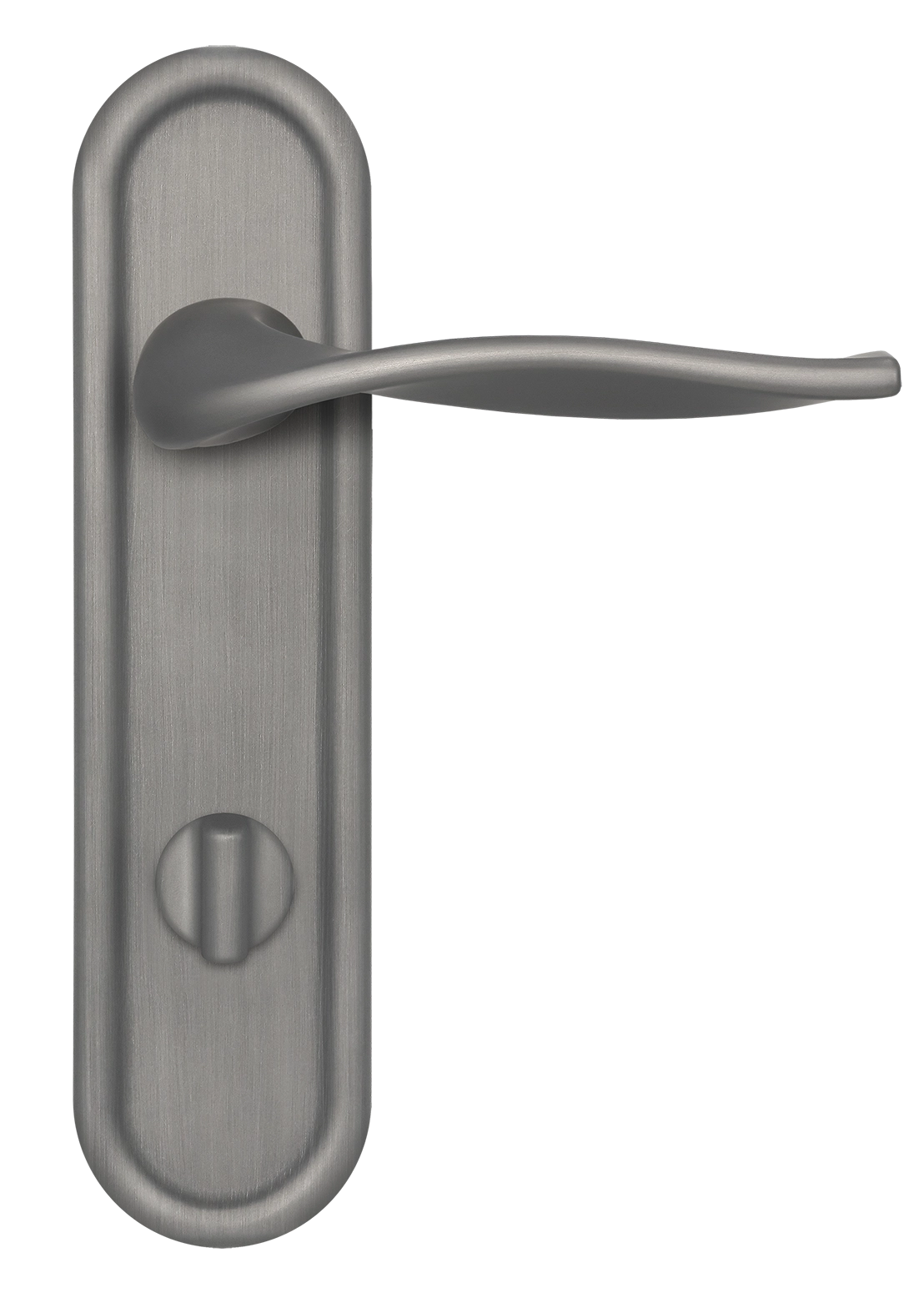 Ручка дверная SKYSCRAPER PLR WC WF на планке под сантехническую завертку, цвет Зимняя стужа/Winter Frost фото купить в Нижнем Новгороде