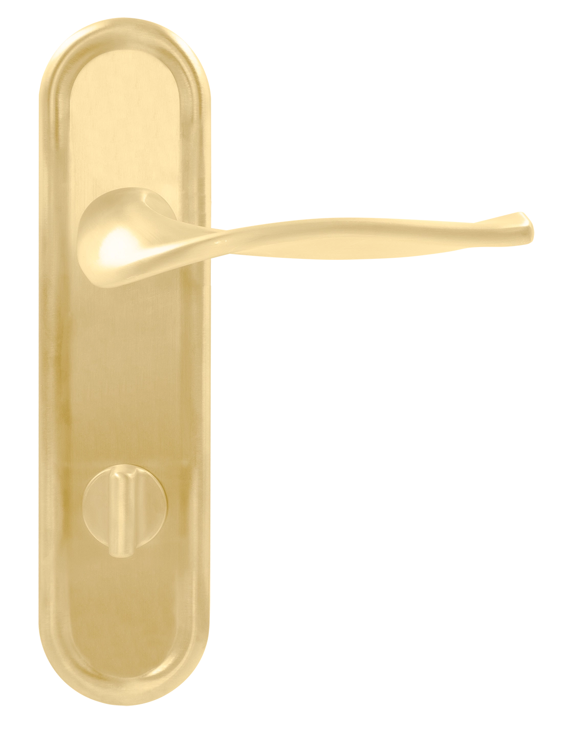 Ручка дверная SKYSCRAPER PLR WC AH на планке под сантехническую завертку, цвет Осенний мёд/Autumn Honey фото купить в Нижнем Новгороде