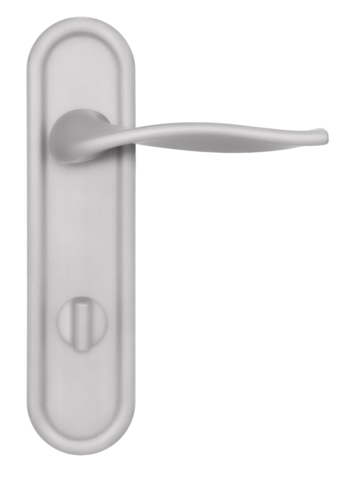 Ручка дверная SKYSCRAPER PLR WC SSW на планке под сантехническую завертку, цвет Стокгольмский снегопад/Stockholm Snowfall фото купить в Нижнем Новгороде