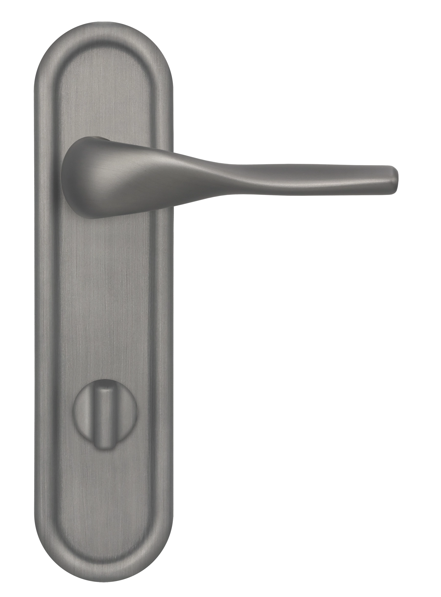 Ручка дверная LVB PLR WC WF на планке под сантехническую завертку, цвет Зимняя стужа/Winter Frost фото купить в Нижнем Новгороде