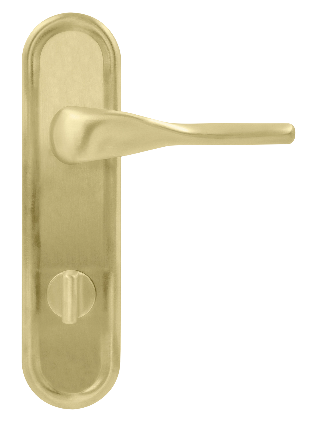 Ручка дверная LVB PLR WC AH на планке под сантехническую завертку, цвет Осенний мёд/Autumn Honey фото купить в Нижнем Новгороде