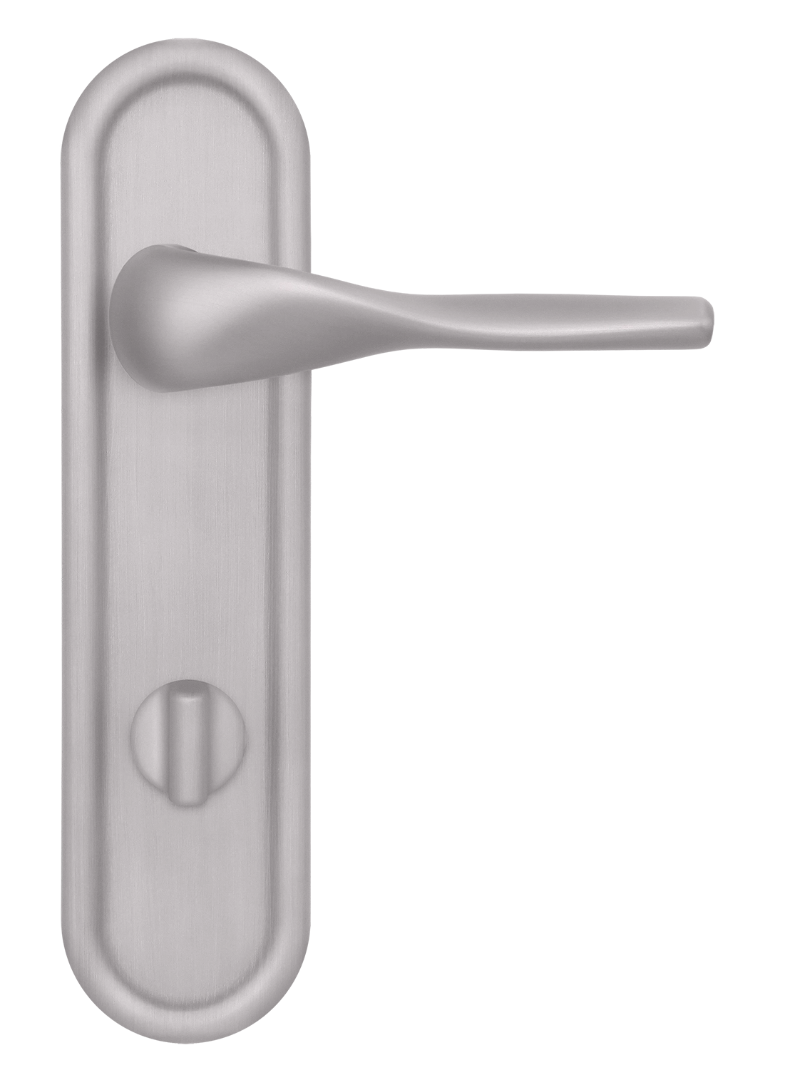 Ручка дверная LVB PLR WC SSW на планке под сантехническую завертку, цвет Стокгольмский снегопад/Stockholm Snowfall фото купить в Нижнем Новгороде