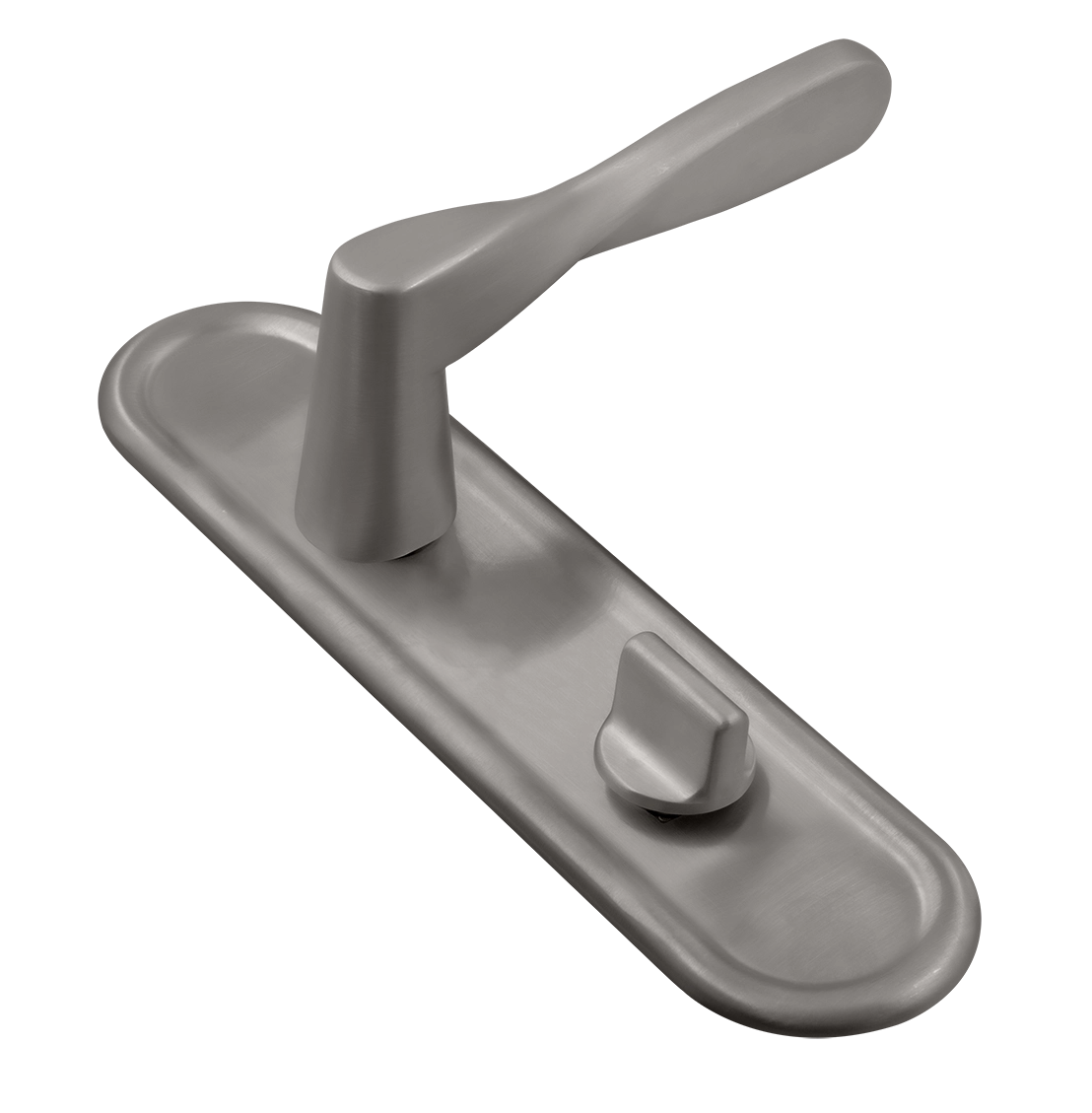 Ручка дверная THE OLYMPICS PLR WC WF на планке под сантехническую завертку, цвет Зимняя стужа/Winter Frost фото купить Нижний Новгород