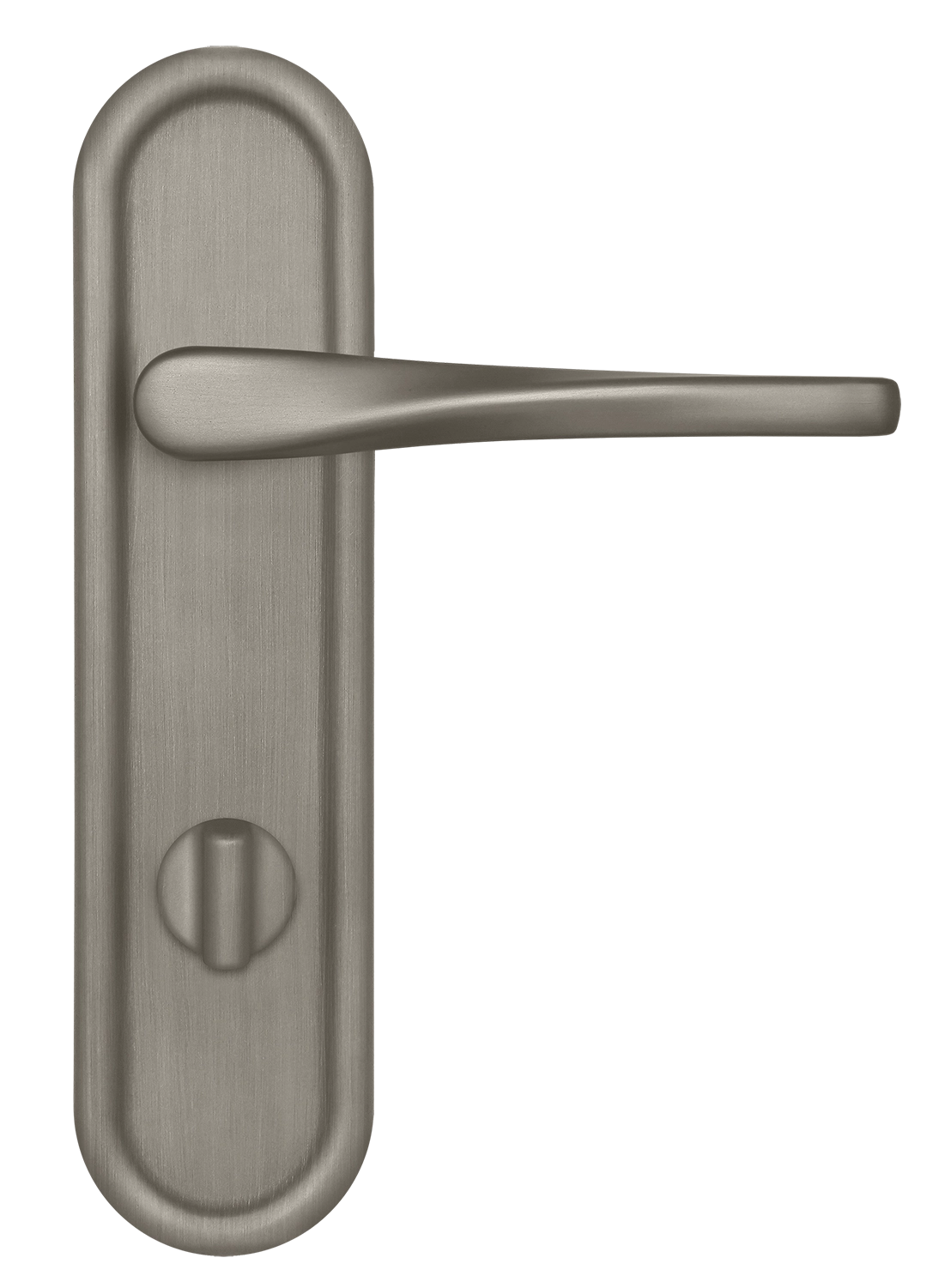 Ручка дверная THE OLYMPICS PLR WC SMI на планке под сантехническую завертку, цвет Весенняя дымка/Spring Mist фото купить в Нижнем Новгороде