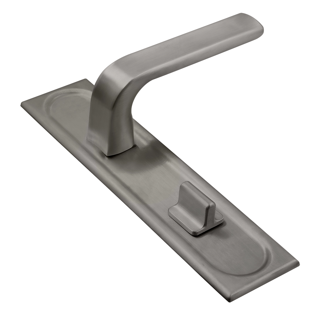 Ручка дверная THE BUS STATION PLS WC WF на планке под сантехническую завертку, цвет Зимняя стужа/Winter Frost фото купить Нижний Новгород