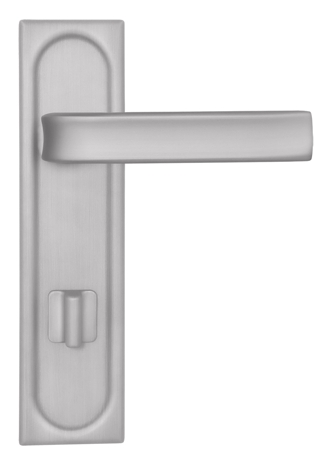 Ручка дверная THE BUS STATION PLS WC SSW на планке под сантехническую завертку, цвет Стокгольмский снегопад/Stockholm Snowfall фото купить в Нижнем Новгороде