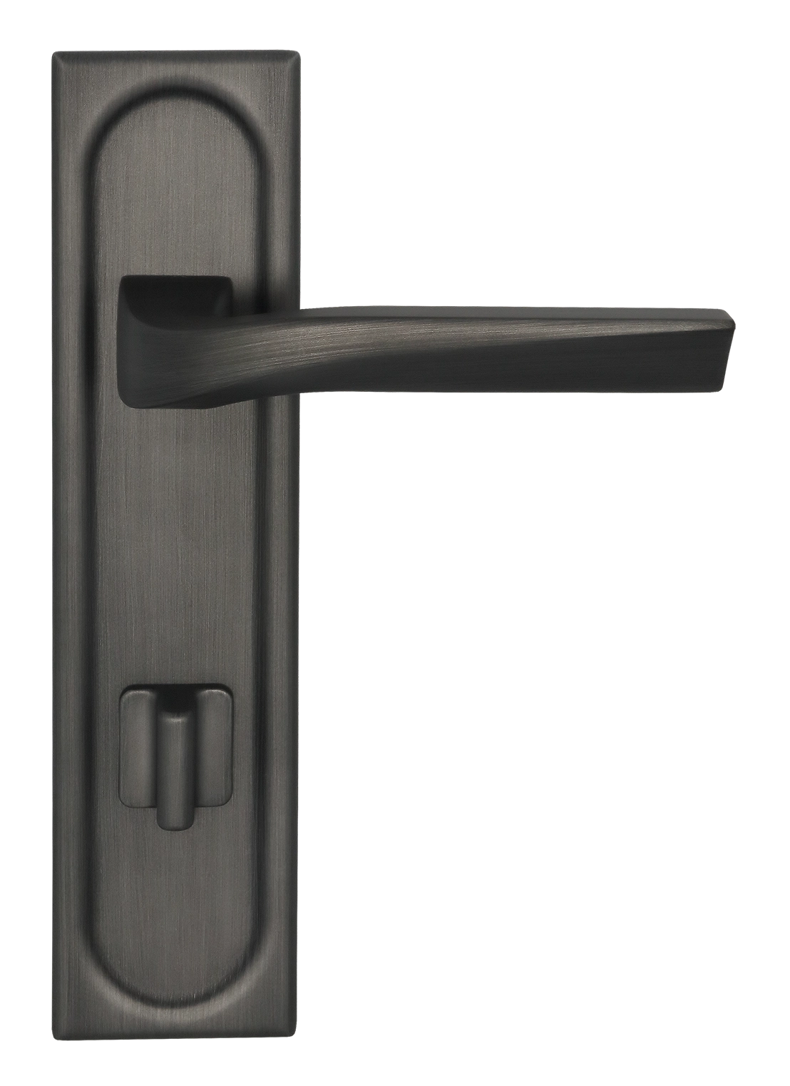 Ручка дверная WD CONCERT HALL PLS WC SST на планке под сантехническую завертку, цвет Летняя гроза/Summer Storm фото фурнитура Нижний Новгород