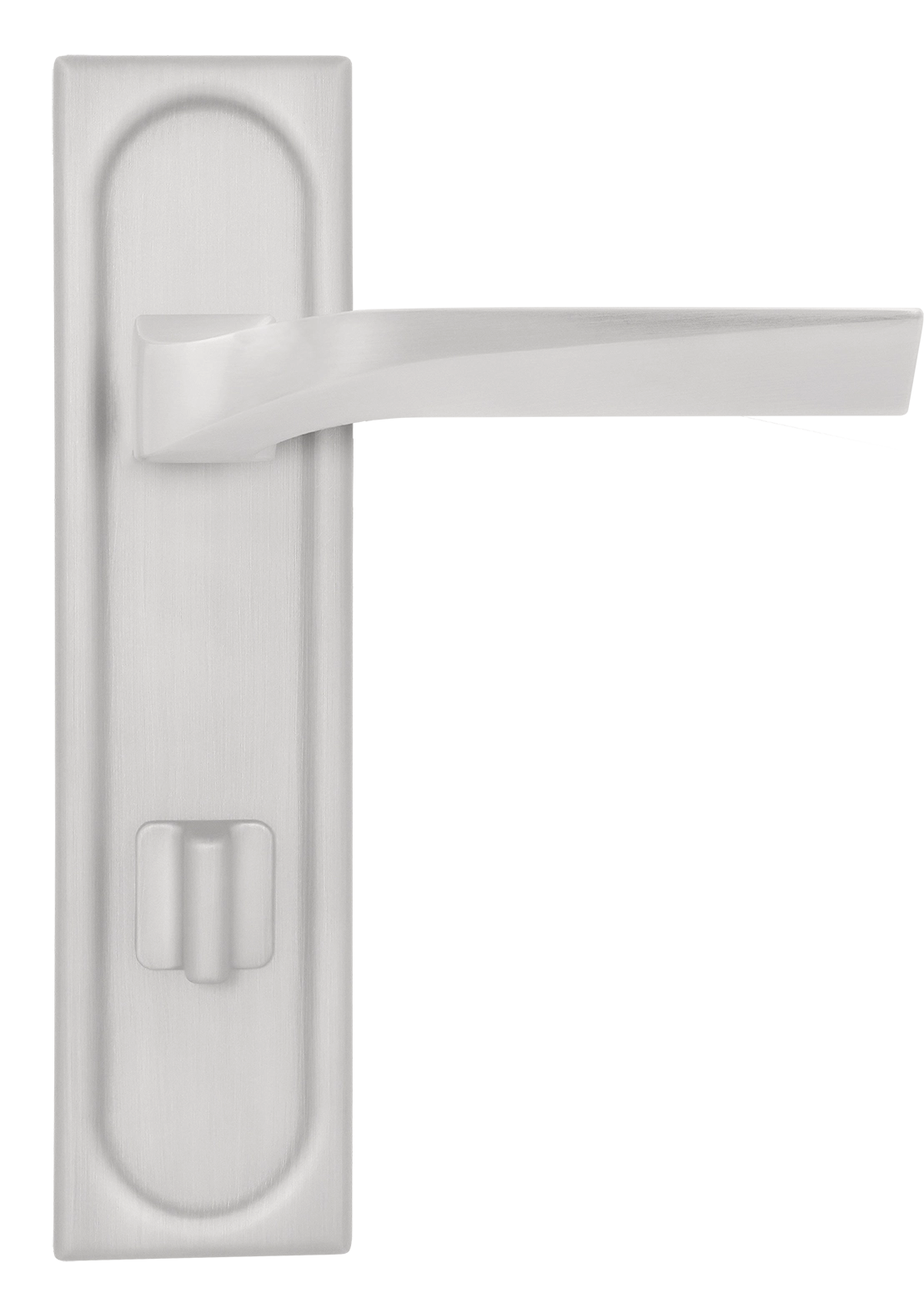 Ручка дверная WD CONCERT HALL PLS WC SSW на планке под сантехническую завертку, цвет Стокгольмский снегопад/Stockholm Snowfall фото купить в Нижнем Новгороде