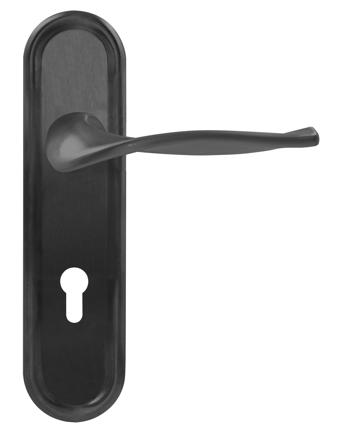 Ручка дверная SKYSCRAPER PLR KH SST на планке под ключевой цилиндр, цвет Летняя гроза/Summer Storm фото купить Нижний Новгород