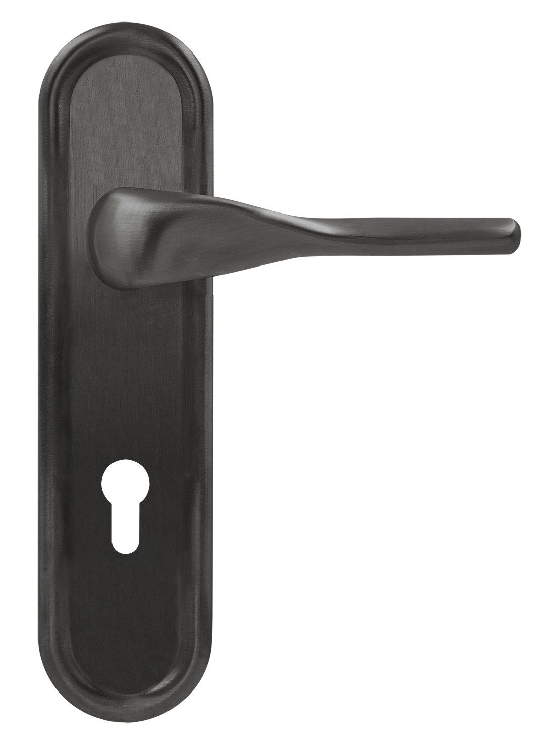 Ручка дверная LVB PLR KH SST на планке под ключевой цилиндр, цвет Летняя гроза/Summer Storm фото купить Нижний Новгород