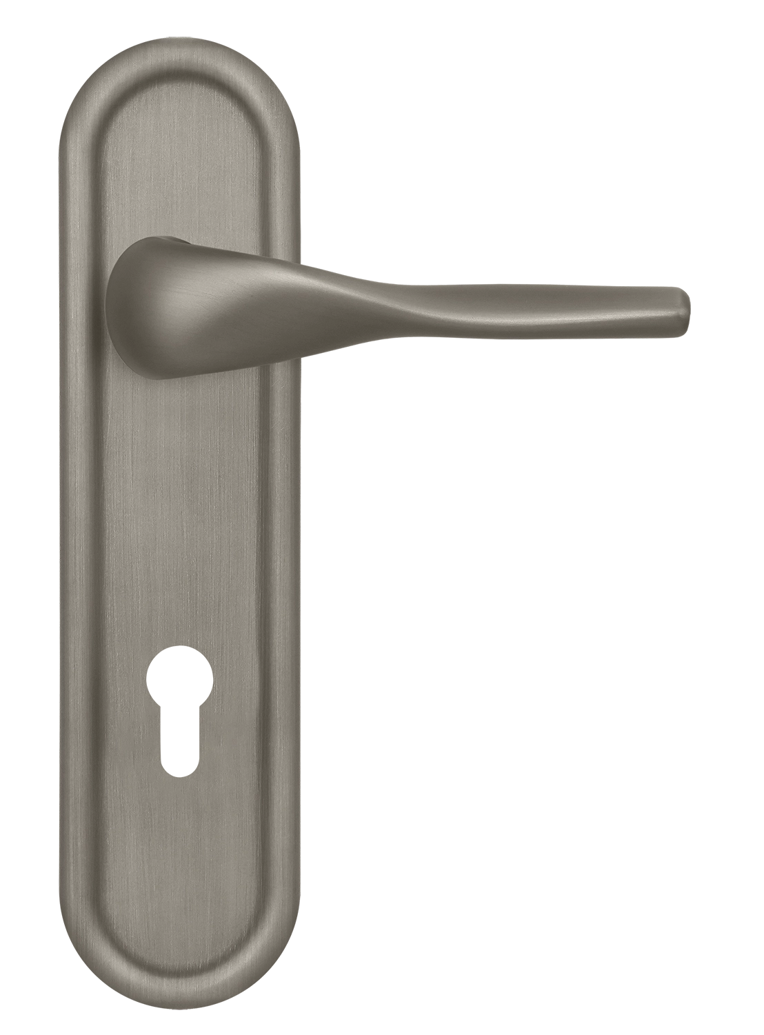 Ручка дверная LVB PLR KH SMI на планке под ключевой цилиндр, цвет Весенняя дымка/Spring Mist фото купить Нижний Новгород