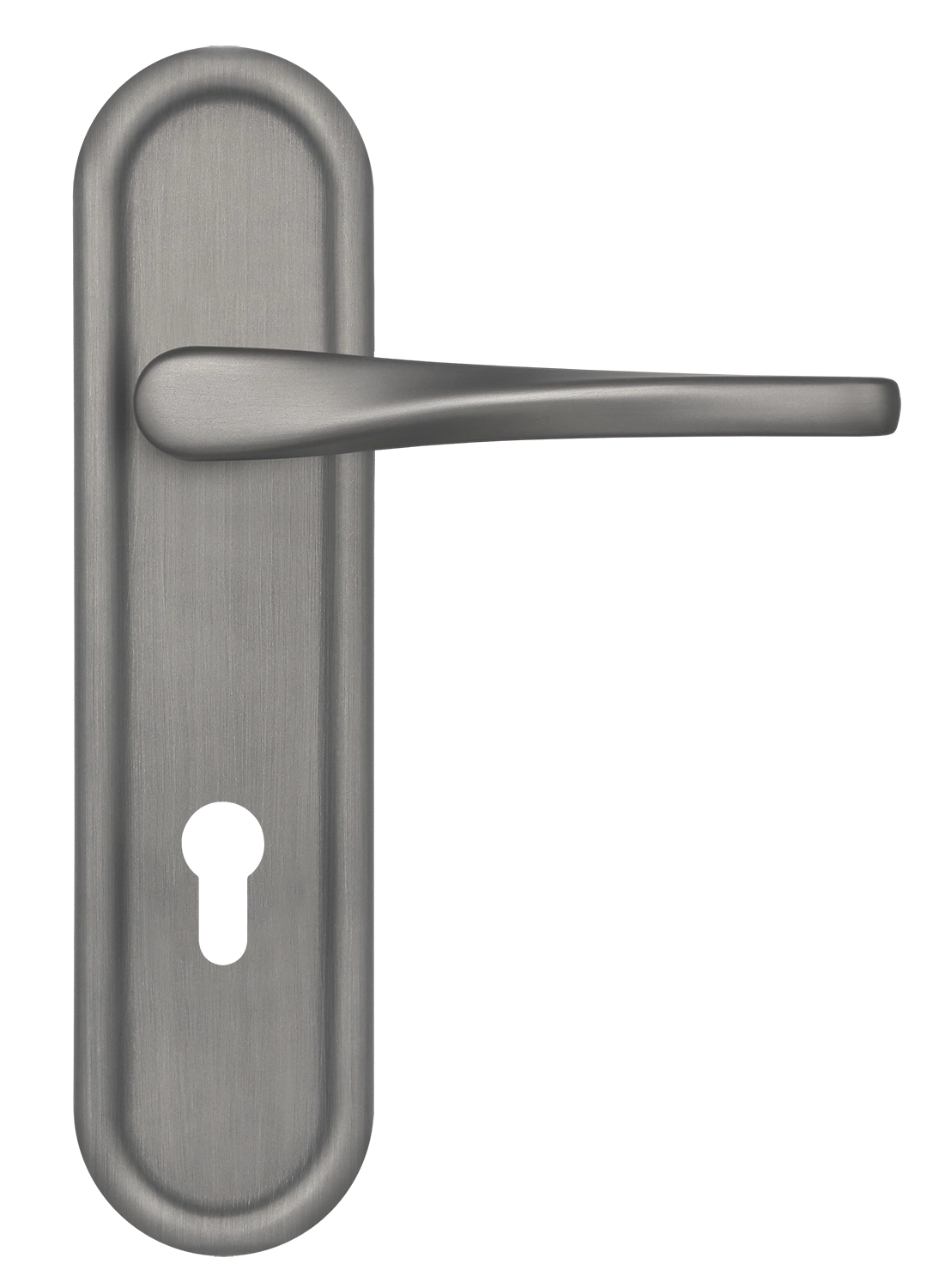 Ручка дверная THE OLYMPICS PLR KH WF на планке под ключевой цилиндр, цвет Зимняя стужа/Winter Frost фото купить Нижний Новгород