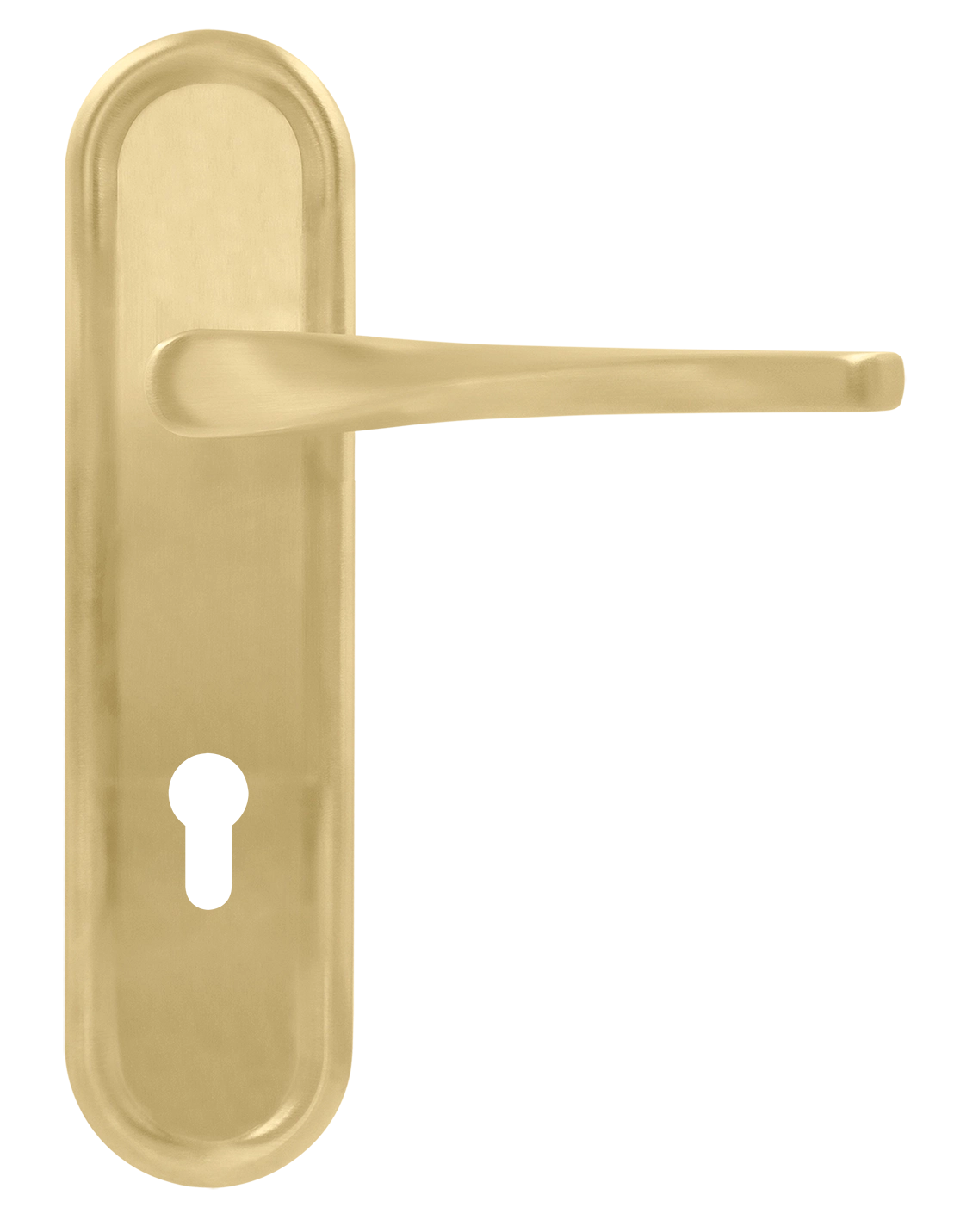 Ручка дверная THE OLYMPICS PLR KH AH на планке под ключевой цилиндр, цвет Осенний мёд/Autumn Honey фото купить Нижний Новгород