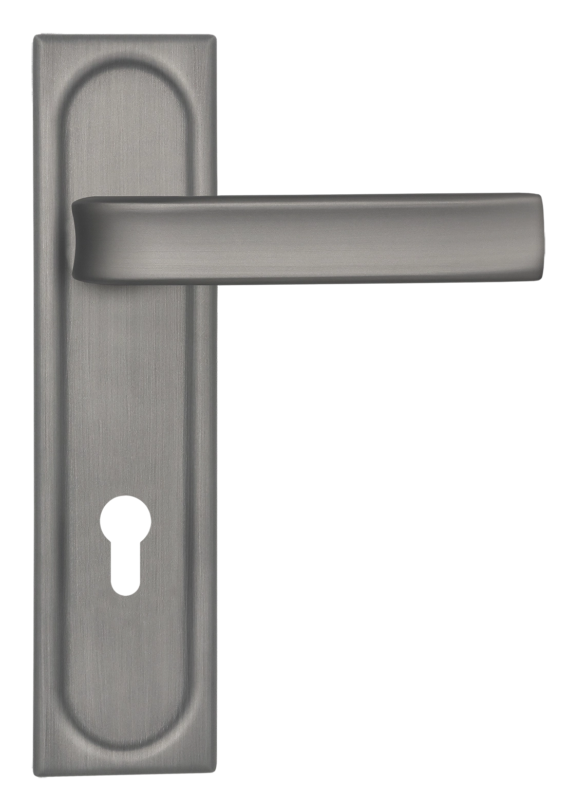 Ручка дверная THE BUS STATION PLS KH WF на планке под ключевой цилиндр, цвет Зимняя стужа/Winter Frost фото купить Нижний Новгород