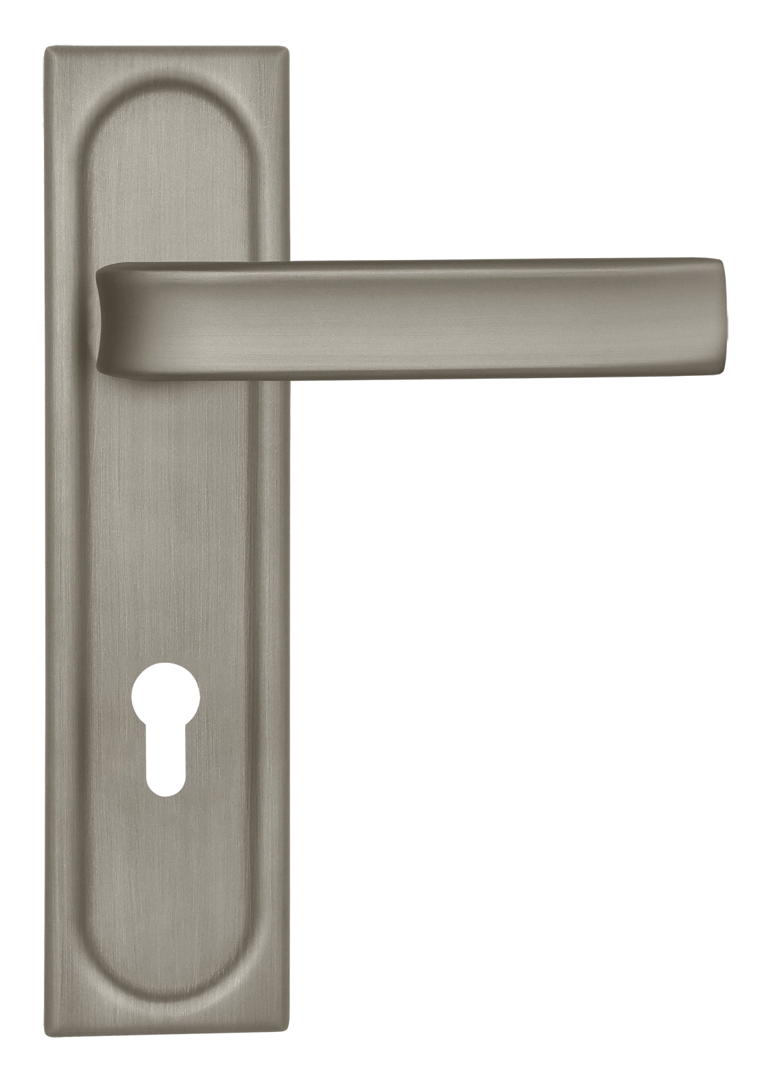 Ручка дверная THE BUS STATION PLS KH SMI на планке под ключевой цилиндр, цвет Весенняя дымка/Spring Mist фото купить Нижний Новгород