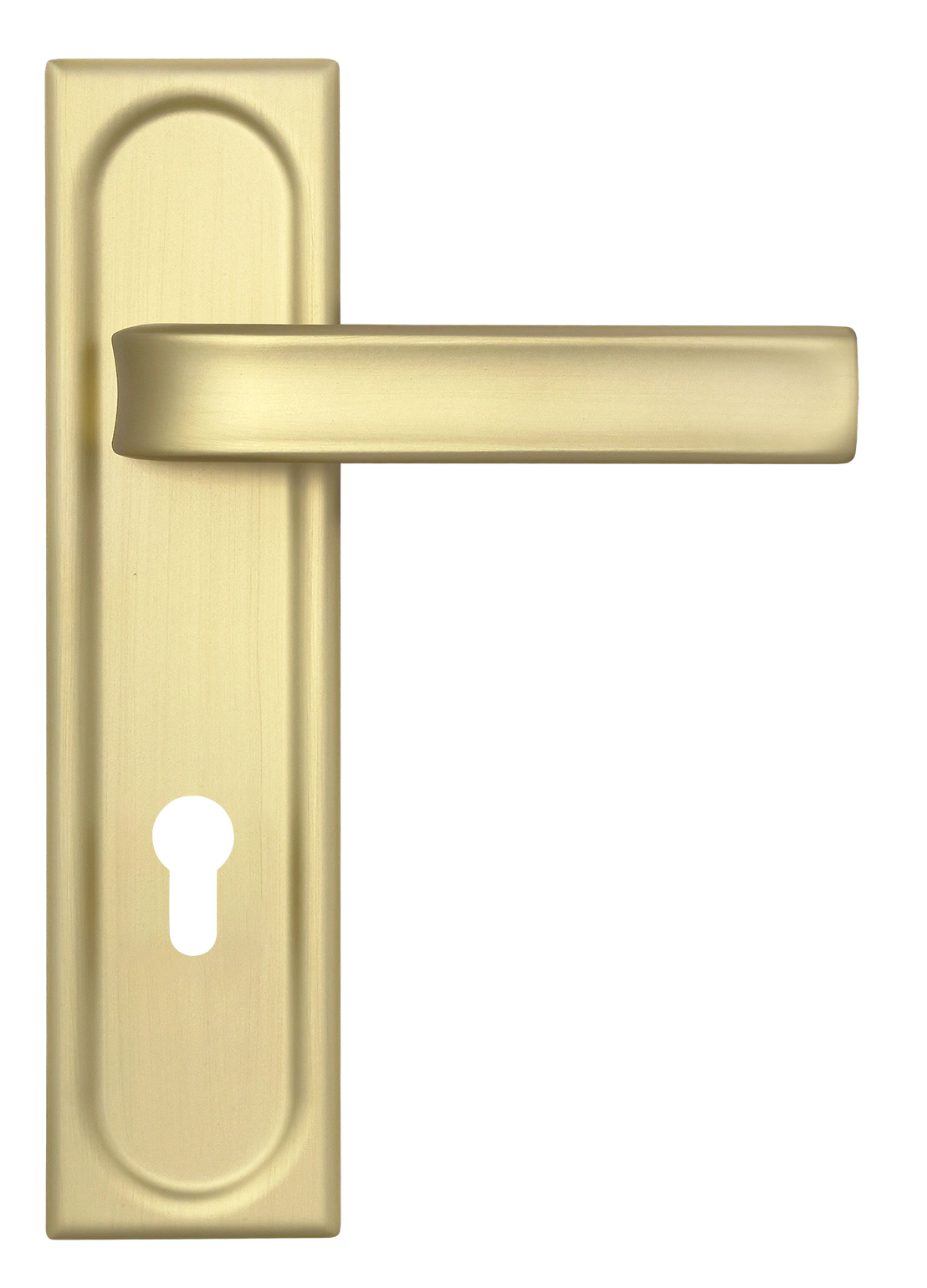 Ручка дверная THE BUS STATION PLS KH AH на планке под ключевой цилиндр, цвет Весенняя дымка/Spring Mist фото купить Нижний Новгород