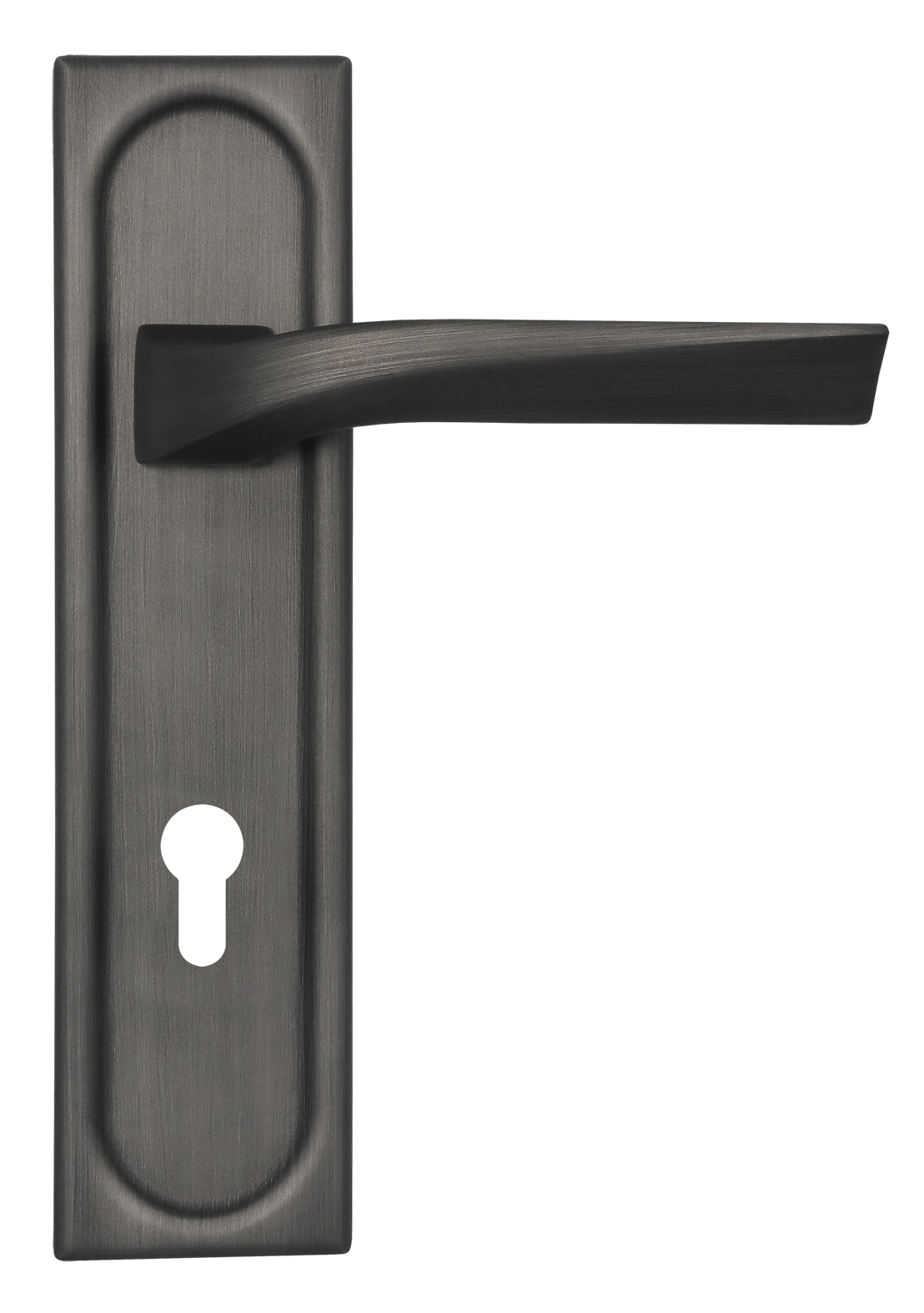 Ручка дверная WD CONCERT HALL PLS KH SST на планке под ключевой цилиндр, цвет Летняя гроза/Summer Storm фото купить Нижний Новгород