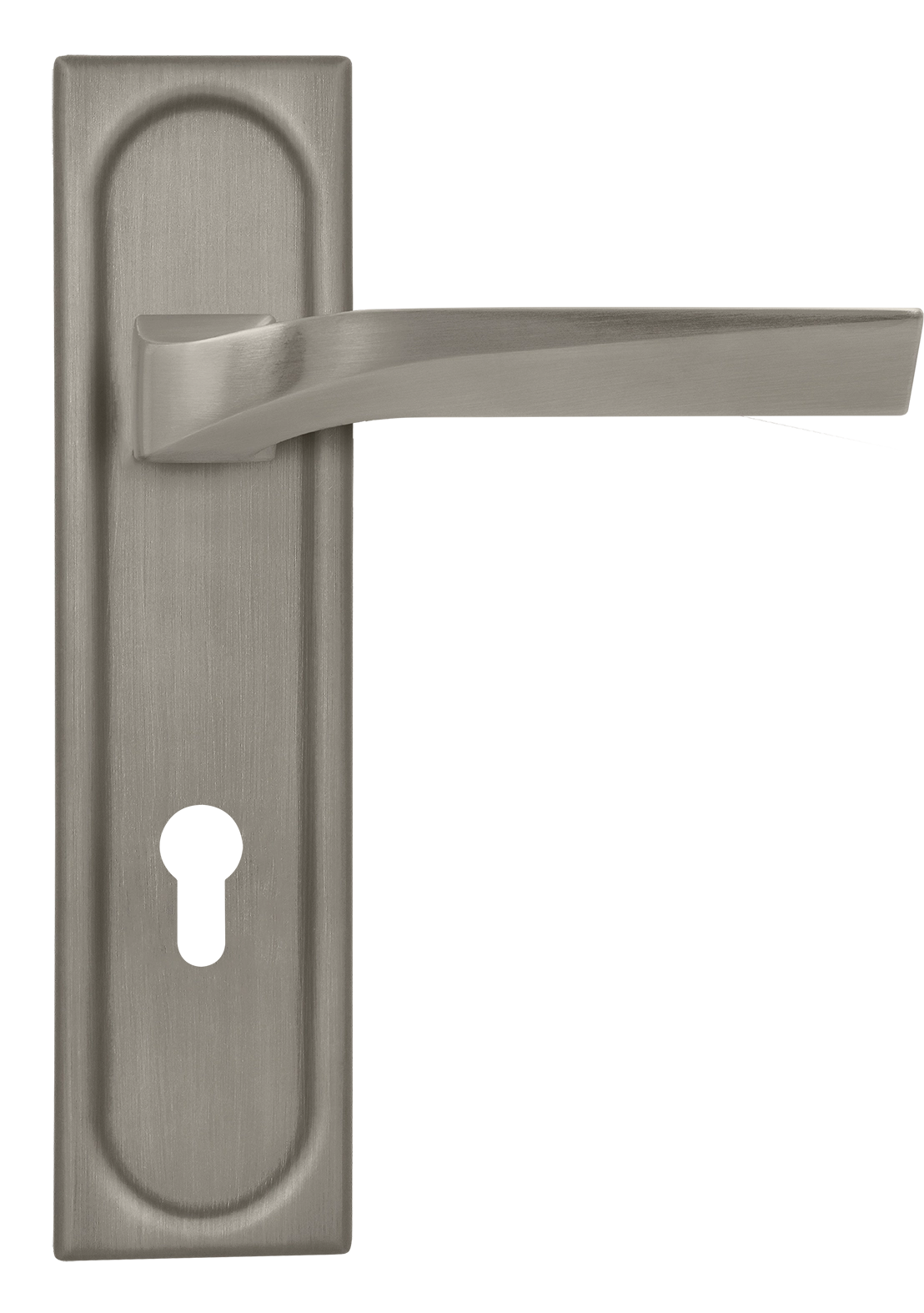 Ручка дверная WD CONCERT HALL PLS KH SMI на планке под ключевой цилиндр, цвет Весенняя дымка/Spring Mist фото купить Нижний Новгород