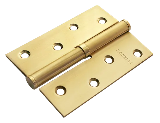 Петля разъемная карточная MSND 100X70X2.5 SG R с подшипником стальная правая, врезная, цвет матовое золото фото купить Нижний Новгород