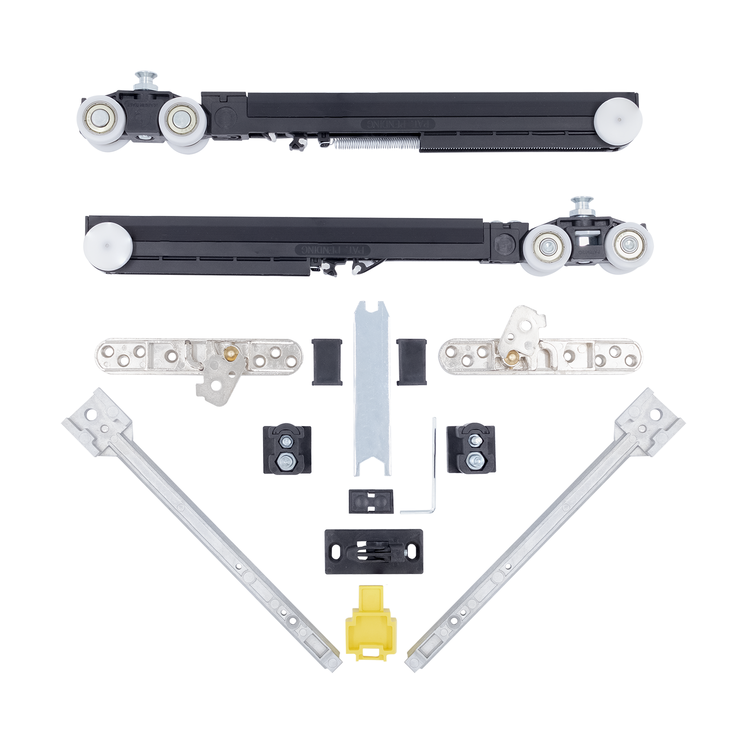 Комплект роликов SLIDING SET 2 40kg NEW, два доводчика, дверь до 40кг фото купить Нижний Новгород