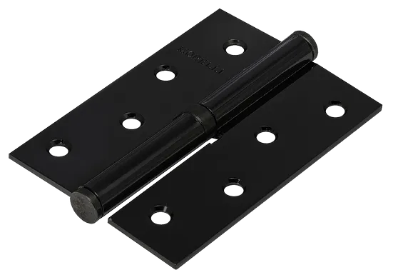 Петля карточная разъемная MSND 100X70X2.5 BL L с подшипником стальная левая, врезная цвет черный фото купить Нижний Новгород