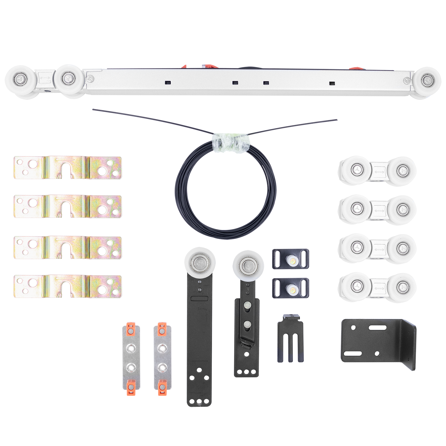 SET-TS 2+1, комплект системы TS для раздвижных дверей на 3 полотна (2 подвижных и 1 стационарное) фото купить Нижний Новгород