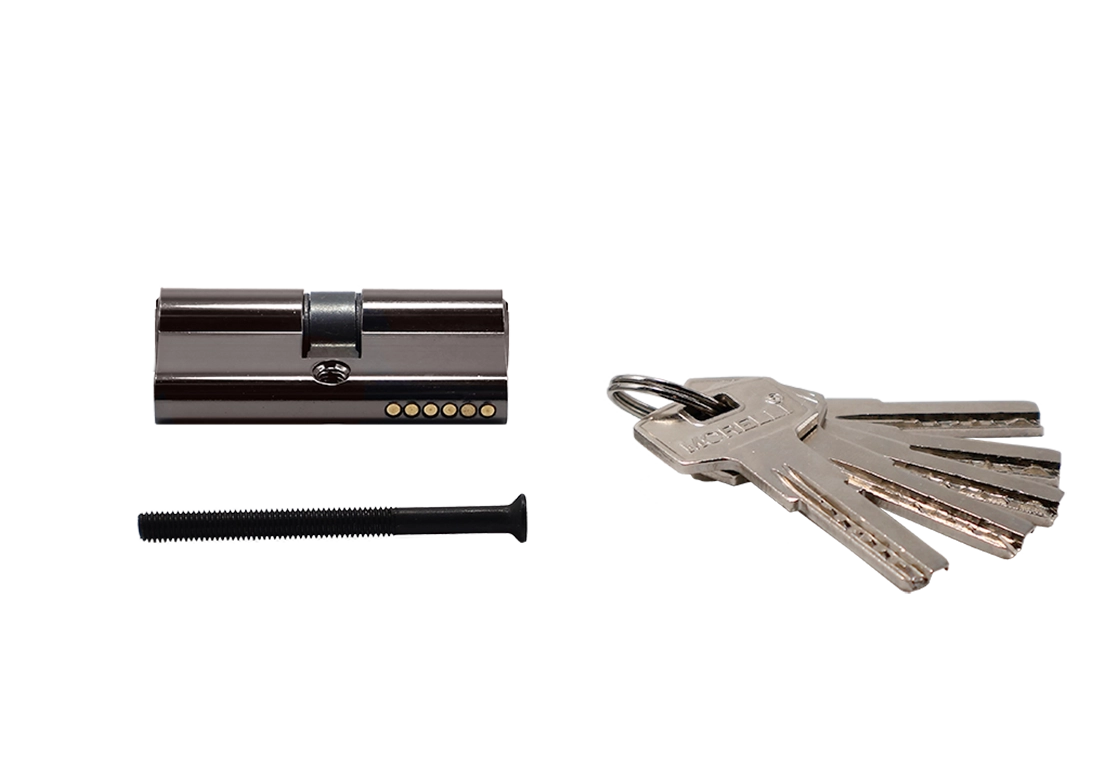 Ключевой цилиндр высокой секретности HS 60C BN (60мм), цвет черный никель фото купить в Нижнем Новгороде