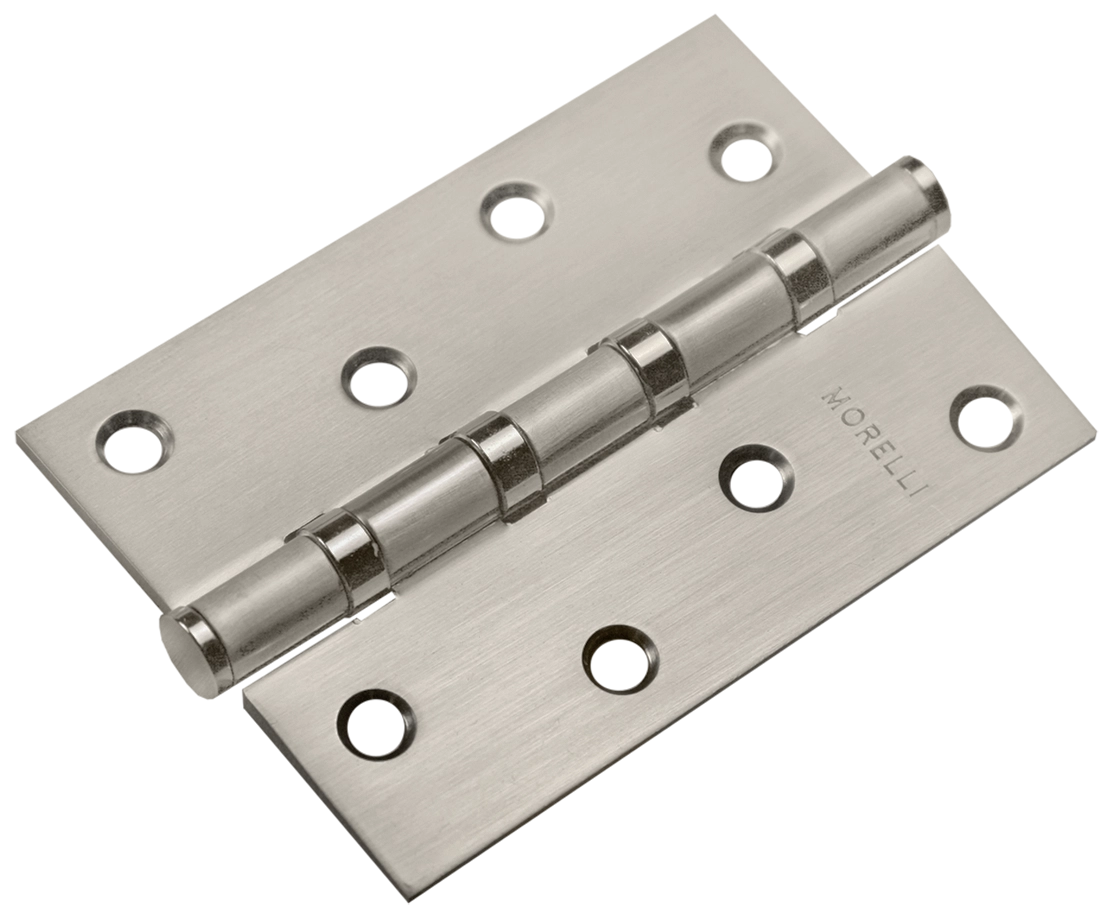 Петля карточная универсальная MSN 100X70X2.5-4BB MSN с подшипником стальная, врезная, цвет матовый сатинированный никель, сталь фото купить Нижний Новгород