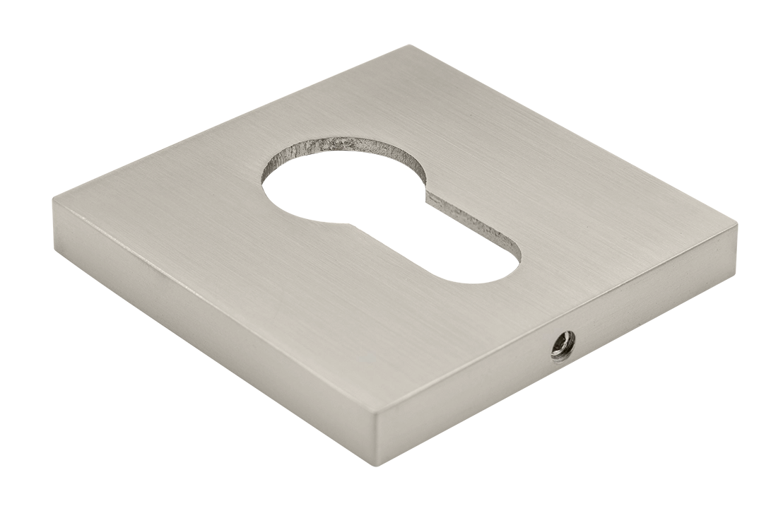 Накладка на замок MH-KH-S6 MSN под евроцилиндр, цвет матовый хром фото купить Нижний Новгород