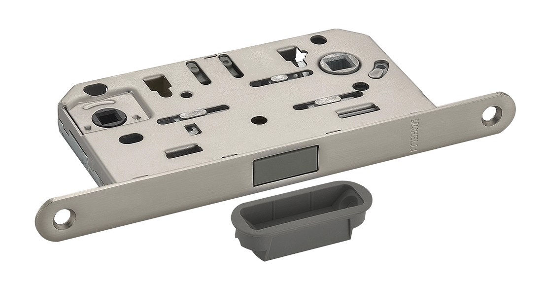 Защелка межкомнатная M1895 MSN магнитная, сантехническая, цвет матовый сатинированный никель фото купить Нижний Новгород