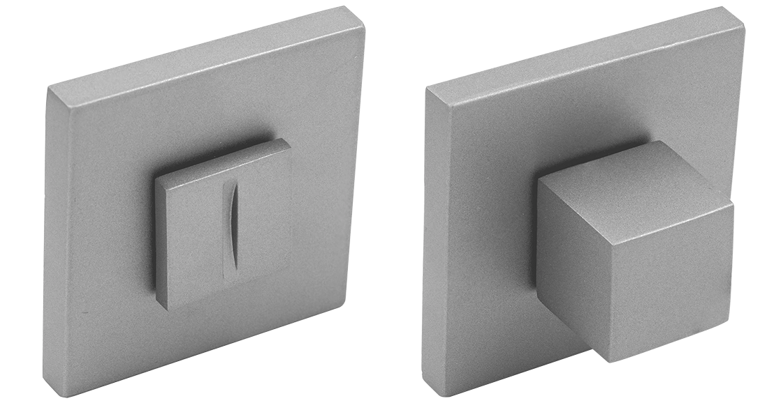 Завертка сантехническая MH-WC-S6 ASC на квадратной розетке цвет анодированный матовый хром, ЦАМ фото купить Нижний Новгород