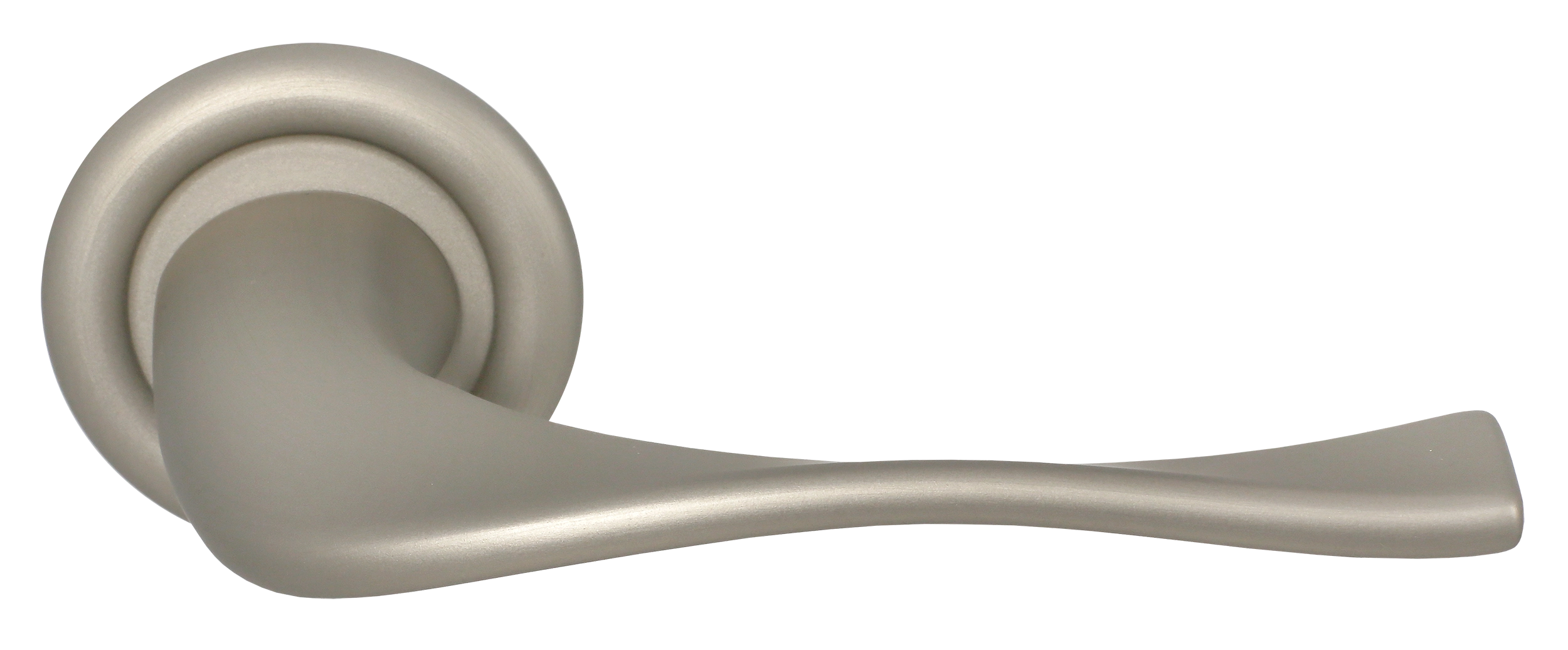 Ручка дверная SKYSCRAPER R7 SMI на круглой розетке, цвет Весенняя дымка/Spring Mist фото купить Нижний Новгород