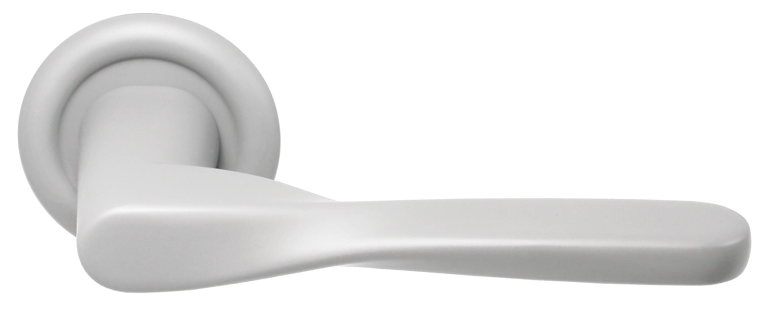 Ручка дверная THE OLYMPICS R7 SSW на круглой розетке, цвет Стокгольмский снегопад/Stockholm Snowfall фото купить Нижний Новгород