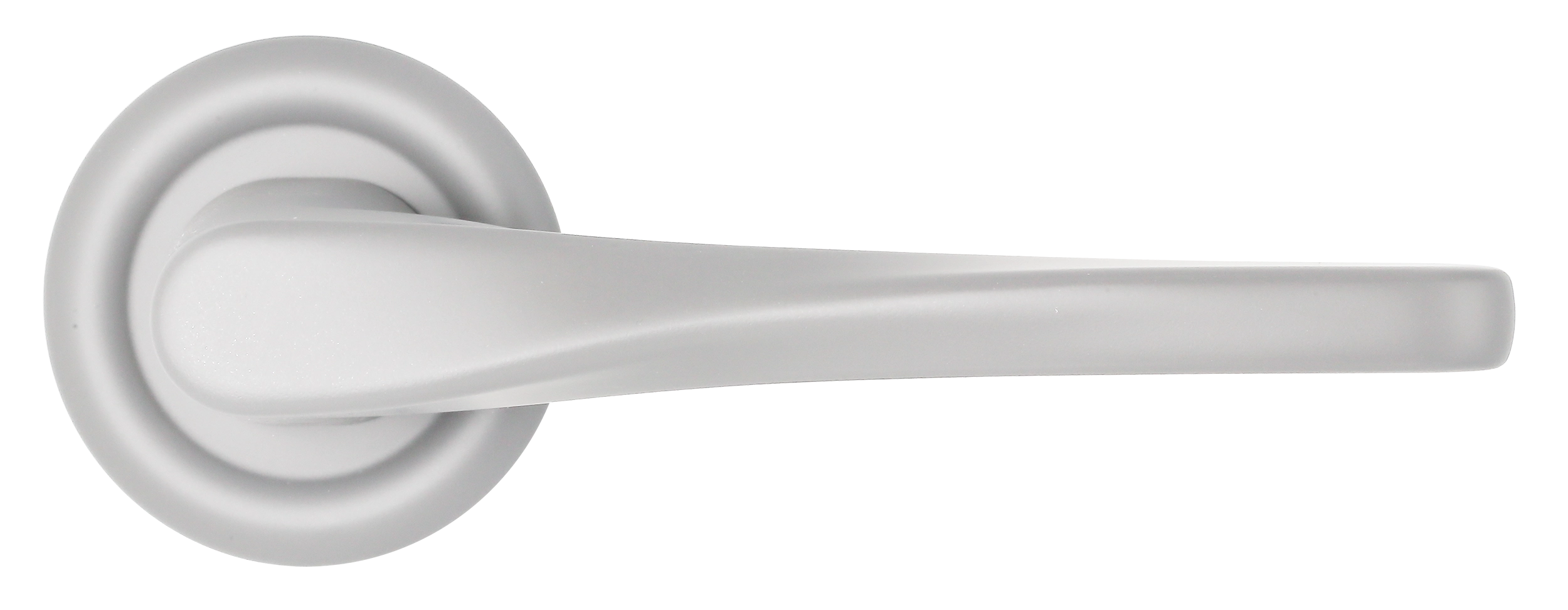 Ручка дверная THE OLYMPICS R7 SSW на круглой розетке, цвет Стокгольмский снегопад/Stockholm Snowfall фото купить в Нижнем Новгороде