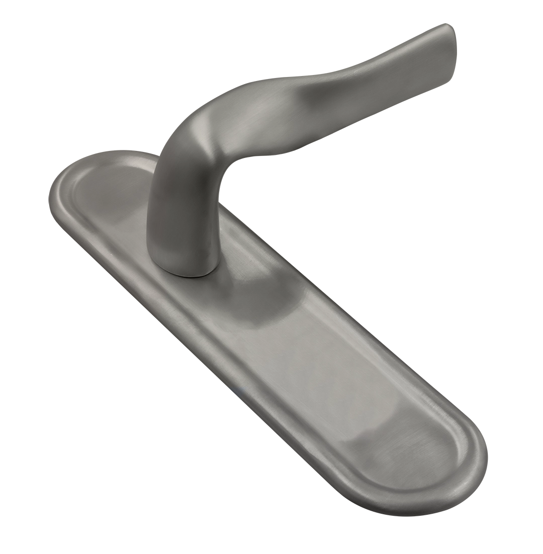 Ручка дверная LVB PLR WF на планке, цвет Зимняя стужа/Winter Frost фото купить Нижний Новгород