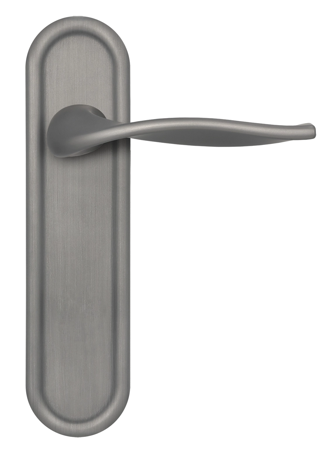 Ручка дверная SKYSCRAPER PLR WF на планке, цвет Зимняя стужа/Winter Frost фото купить в Нижнем Новгороде